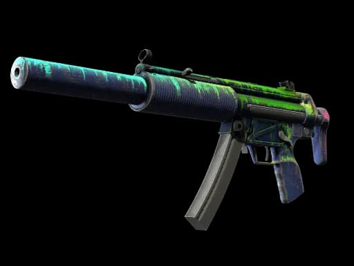 StatTrak™ MP5-SD | Phosphor (Battle-Scarred)