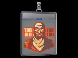 Sticker Slab | Too Old for This