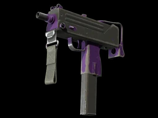 StatTrak™ MAC-10 | Ultraviolet (Battle-Scarred)