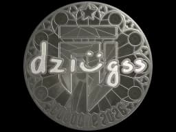 Sticker | dziugss (Foil) | Cologne 2026
