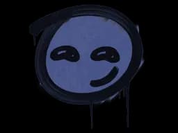 Sealed Graffiti | Smirk (SWAT Blue)