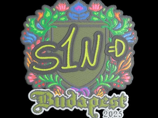 Sticker | s1n (Embroidered) | Budapest 2025