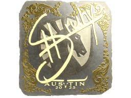 Sticker | siuhy (Gold) | Austin 2025