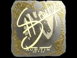 Sticker | siuhy (Gold) | Austin 2025