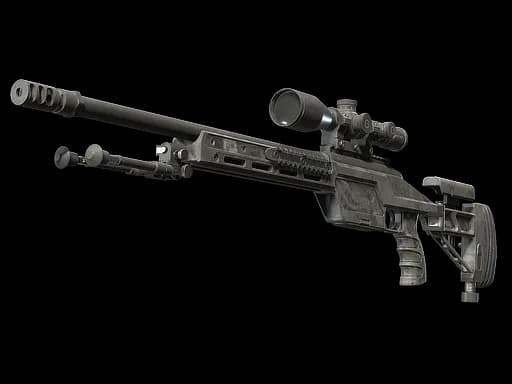 SSG 08 | Grey Smoke (Battle-Scarred)