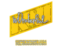 Sticker | w0nderful (Glitter) | Copenhagen 2024