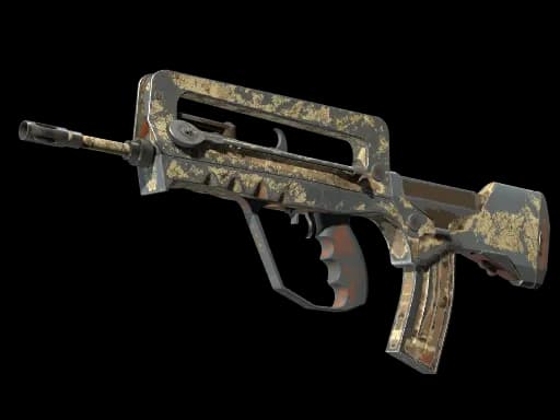 FAMAS | CaliCamo (Battle-Scarred)