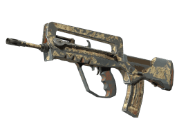 FAMAS | CaliCamo (Battle-Scarred)