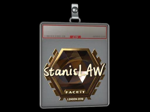 Sticker Slab | stanislaw (Gold) | London 2018