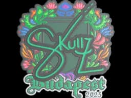 Sticker | skullz (Embroidered) | Budapest 2025