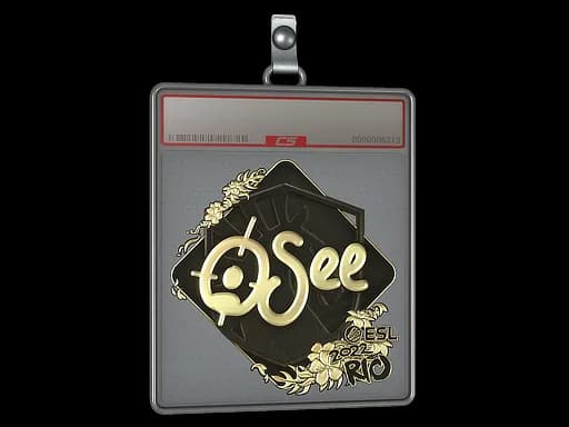 Sticker Slab | oSee (Gold) | Rio 2022