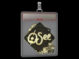 Sticker Slab | oSee (Gold) | Rio 2022