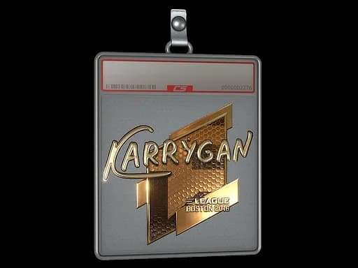 Sticker Slab | karrigan (Gold) | Boston 2018