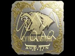 Sticker | EmiliaQAQ (Gold) | Austin 2025