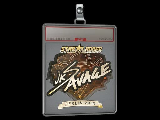 Sticker Slab | jks (Gold) | Berlin 2019