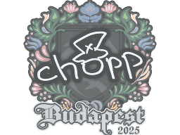 Sticker | chopper | Budapest 2025