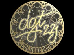 Sticker | dgt (Gold) | Cologne 2026