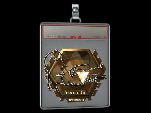 Sticker Slab | Edward (Gold) | London 2018