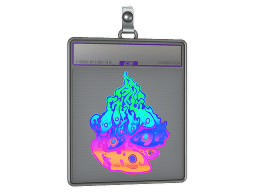 Sticker Slab | Liquid Fire (Holo)