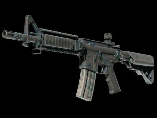 M4A4 | Dark Blossom (Battle-Scarred)
