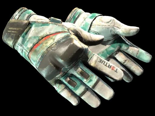 ★ Moto Gloves | Spearmint (Battle-Scarred)