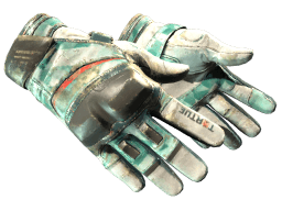 ★ Moto Gloves | Spearmint (Battle-Scarred)