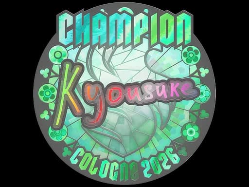 Sticker | kyousuke (Holo, Champion) | Cologne 2026