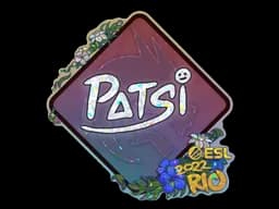 Sticker | Patsi (Glitter) | Rio 2022