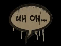 Sealed Graffiti | Uh Oh (Dust Brown)