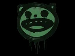 Sealed Graffiti | Happy Cat (Jungle Green)