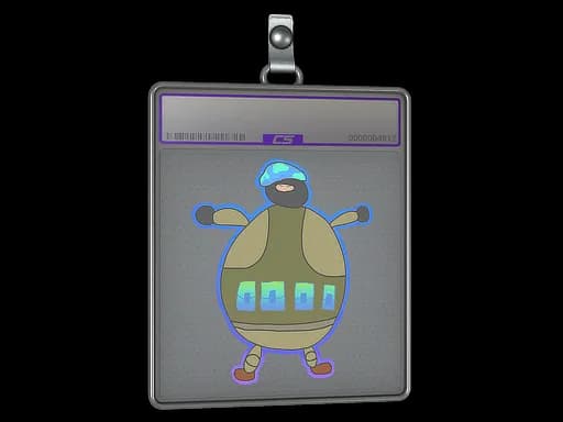 Sticker Slab | Poorly Drawn IDF (Holo)