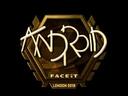 Sticker | ANDROID (Gold) | London 2018