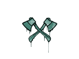 Sealed Graffiti | X-Axes (Frog Green)