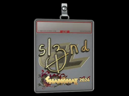 Sticker Slab | sl3nd (Gold) | Shanghai 2024