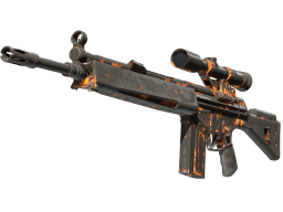 G3SG1 | Orange Crash (Battle-Scarred)