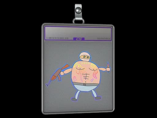 Sticker Slab | Poorly Drawn Terrorist (Holo)