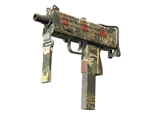 MAC-10 | Monkeyflage (Battle-Scarred)