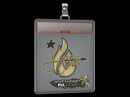 Sticker Slab | jabbi (Gold) | Antwerp 2022