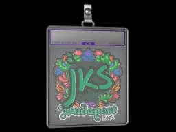 Sticker Slab | jks (Embroidered) | Budapest 2025