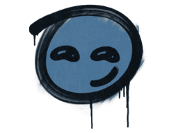 Sealed Graffiti | Smirk (Monarch Blue)
