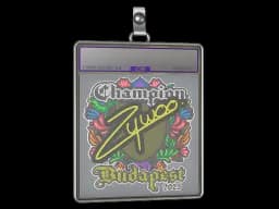Sticker Slab | ZywOo (Embroidered, Champion) | Budapest 2025