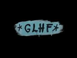 Sealed Graffiti | GLHF (Wire Blue)