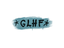 Sealed Graffiti | GLHF (Wire Blue)