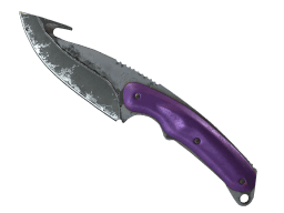 ★ StatTrak™ Gut Knife | Ultraviolet (Battle-Scarred)