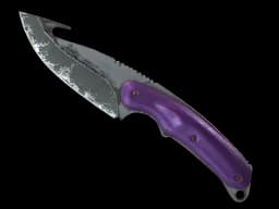 ★ StatTrak™ Gut Knife | Ultraviolet (Battle-Scarred)