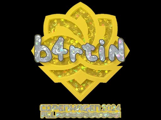 Sticker | b4rtiN (Glitter) | Copenhagen 2024