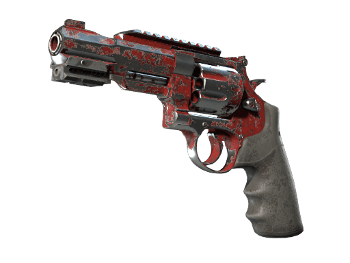 StatTrak™ R8 Revolver | Crimson Web (Battle-Scarred)