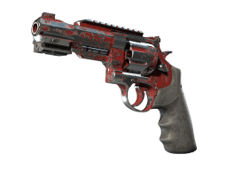 StatTrak™ R8 Revolver | Crimson Web (Battle-Scarred)