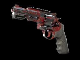StatTrak™ R8 Revolver | Crimson Web (Battle-Scarred)