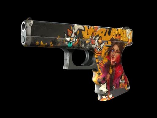Glock-18 | Bullet Queen (Battle-Scarred)